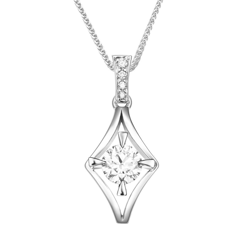 Nova diamond pendant