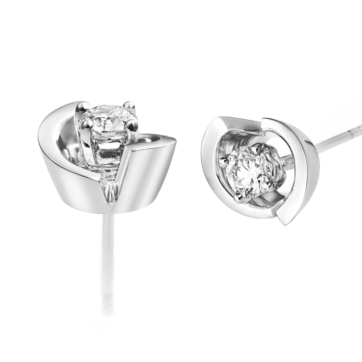 Amara diamond earstuds