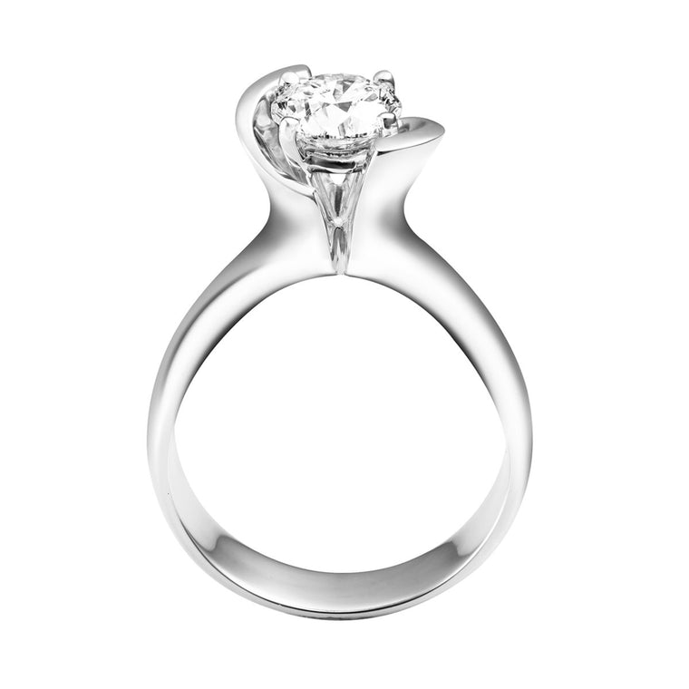 Amara diamond solitaire ring
