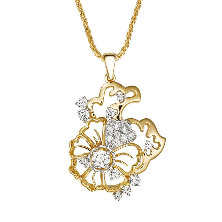 Batik diamond pendant