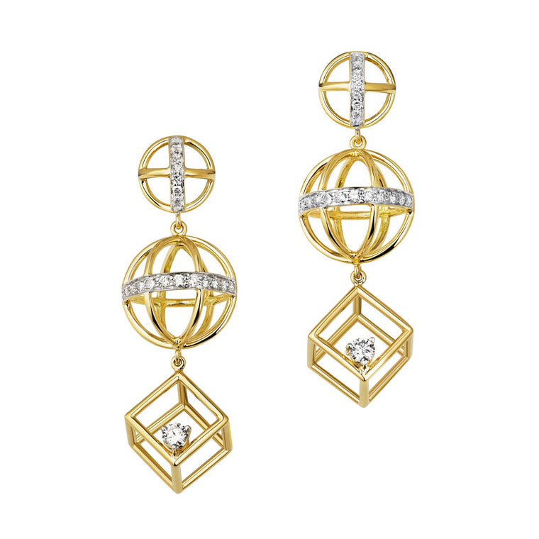 Chantum diamond earrings