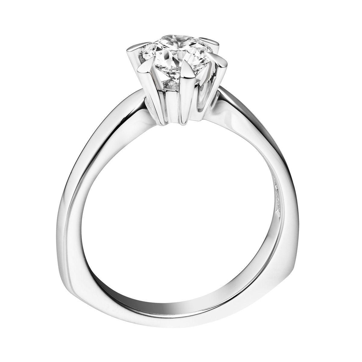 Eleni diamond solitaire ring
