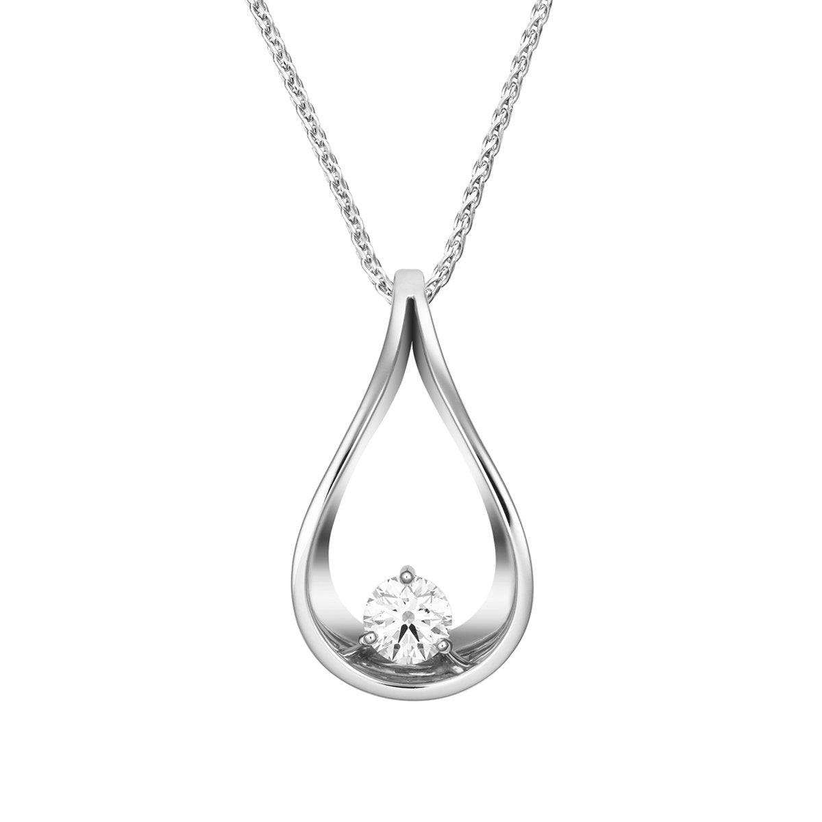 Elin diamond pendant