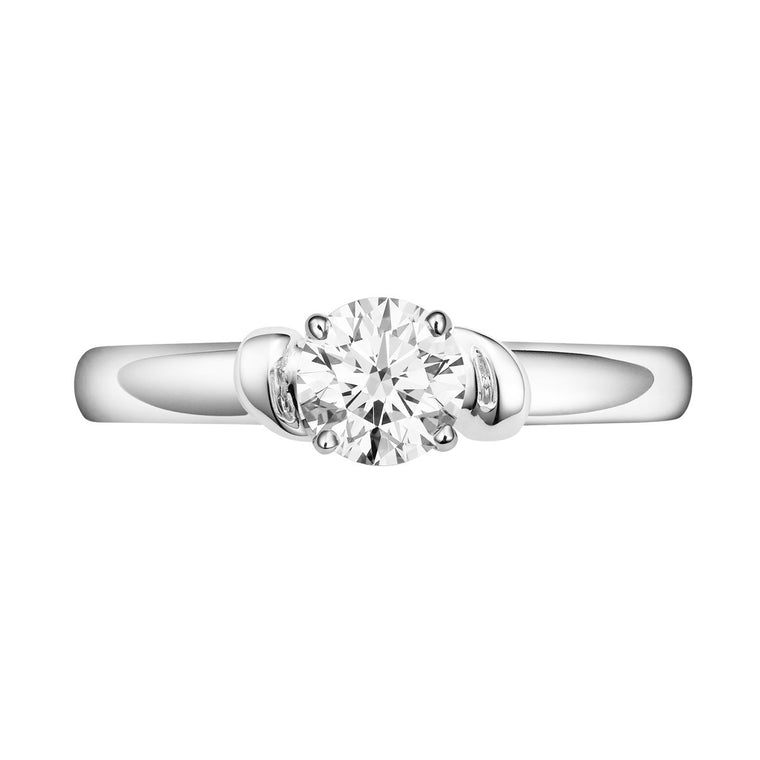 Love Knot diamond solitaire ring