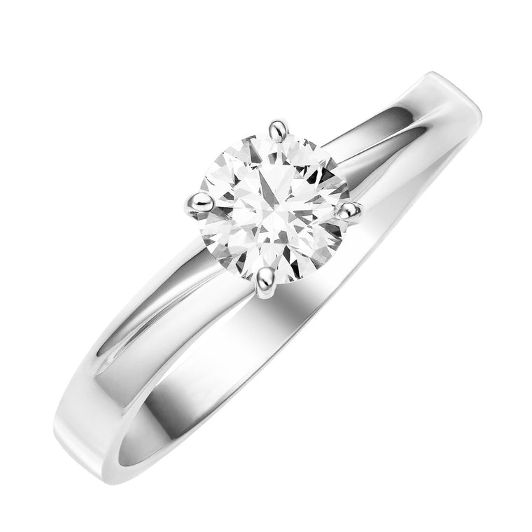 Diamond solitaire ring