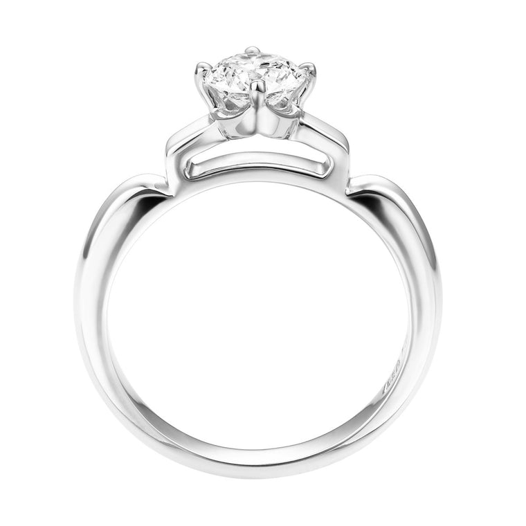 Hana diamond solitaire ring
