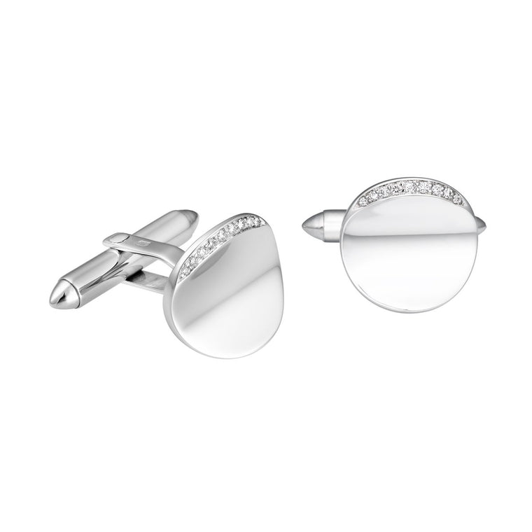 Men's diamond cufflinks