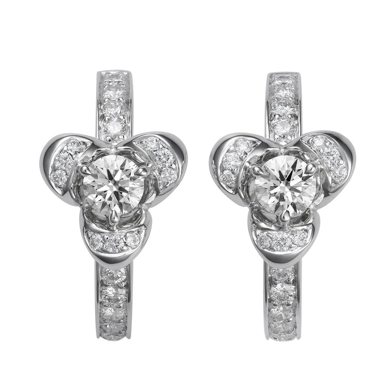 Leora diamond earrings