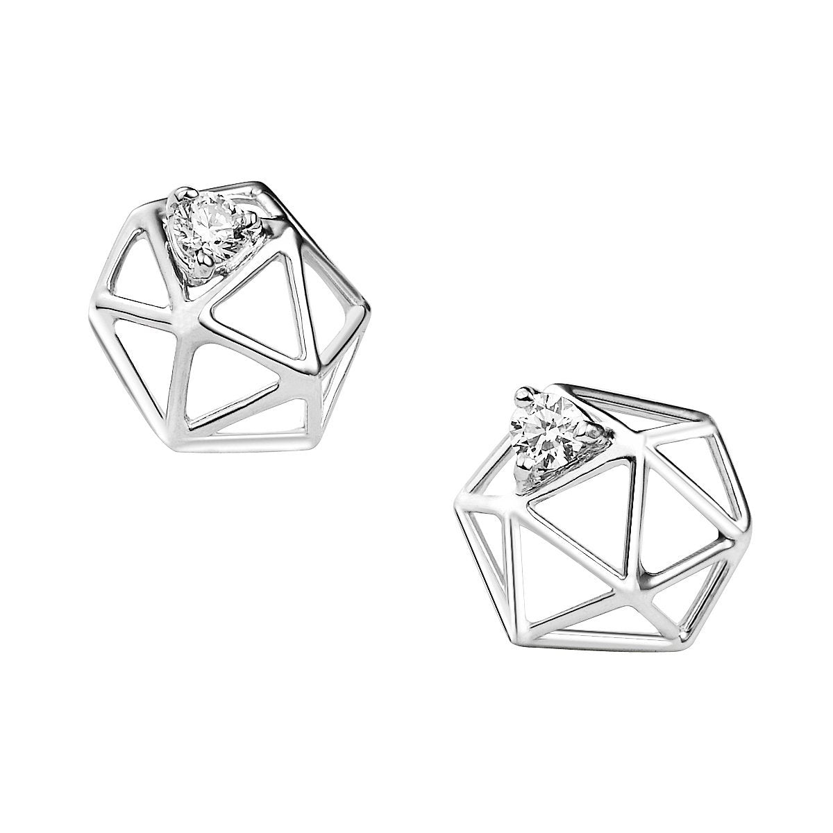 Ilona diamond earstuds - small