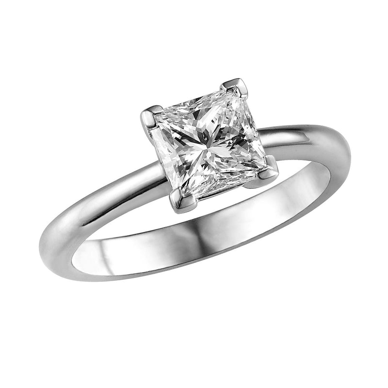 Diamond solitaire ring
